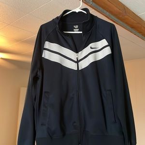 Excellent EUC Nike Polyester Track Jacket, Dark Navy, Men Sz L